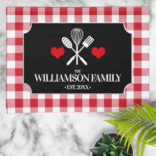 Linge De Cuisine Rustic Country Kitchen Nom de famille