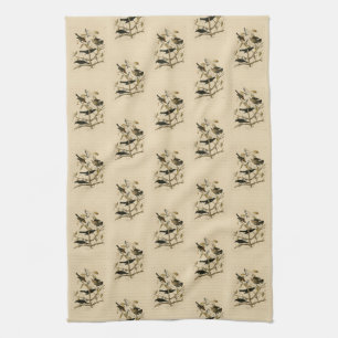 Linge De Cuisine Rusty Grakle (Grackle) Audubon's Birds of America 