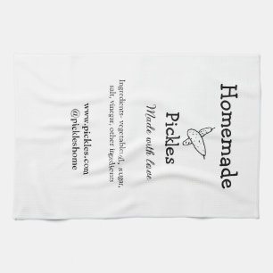 Linge De Cuisine Sachets maison faits avec amour ajouter texte site