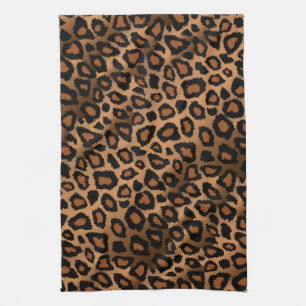 Linge De Cuisine Safari Brown Leopard Poster de animal