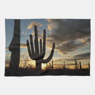 Linge De Cuisine Saguaro Sunset II Arizona