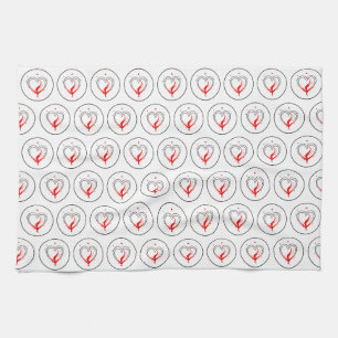 Linge De Cuisine Saint Valentin Amour & Coeurs