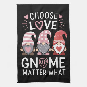 Linge De Cuisine Saint-Valentin Choisissez l'amour Gnome importe qu