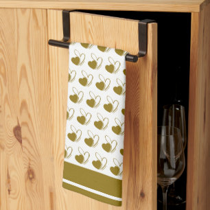 Linge De Cuisine Saint-Valentin Coeurs Tordus