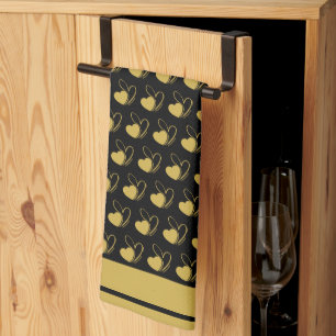 Linge De Cuisine Saint-Valentin Coeurs Tordus