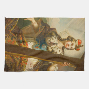 Linge De Cuisine Sainte Hélène avec la Vraie Croix Art sacré
