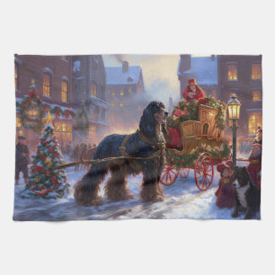 Linge De Cuisine Saison de Noël Cocker Spaniel