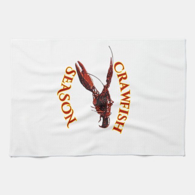 Linge De Cuisine Saison des écrevisses (Horizontal)