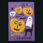 Linge De Cuisine Saison éffrayante Citrouilles Ghost Bat HAPPY HALL<br><div class="desc">Décorez votre cuisine avec cette serviette d'art cool. Fait un grand cadeau d'Halloween,  de ménage,  d'anniversaire ou de mariage! Vous pouvez également le customiser avec votre propre texte ou modifier les couleurs. Consultez ma boutique pour plus de couleurs et de motifs !</div>