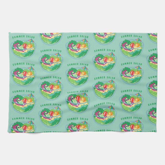 Linge De Cuisine Salade d'été (Horizontal)