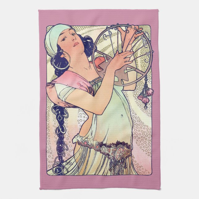 Linge De Cuisine Salome, Alphonse Mucha (Vertical)