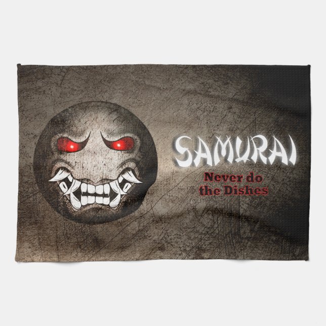 Linge De Cuisine Samouraïmoji Vintage (Horizontal)