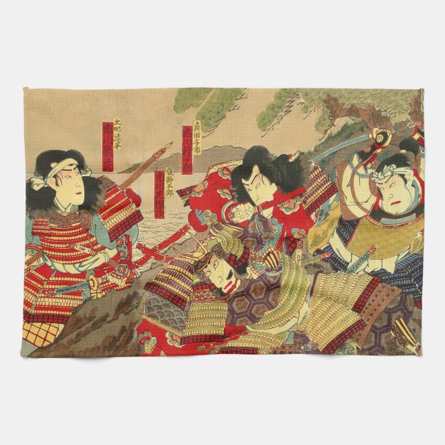 Linge De Cuisine samouraïs (Horizontal)