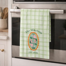 Sardines à carreaux verts Nom de famille personnal