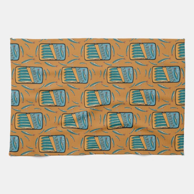Linge De Cuisine Sardines dans la moutarde (Horizontal)