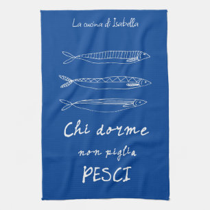 Linge De Cuisine Sardines de cuisine italienne italie citation en b