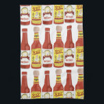 Linge De Cuisine SAUCES CHAUDES Chat épicé Picante Blanc<br><div class="desc">Décorez votre cuisine avec cette serviette en sauce chaude amusante. Fait un grand ménage ou cadeau d'anniversaire! Vous pouvez le customiser et ajouter du texte. Consultez ma boutique pour trouver beaucoup plus de couleurs et de motifs plus des trucs de cuisine assortis!</div>