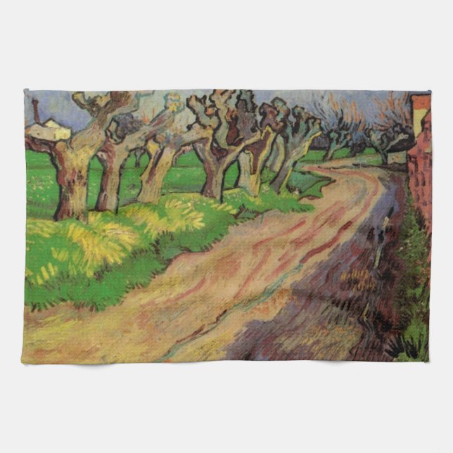 Linge De Cuisine Saules Marsault par Vincent van Gogh (Horizontal)