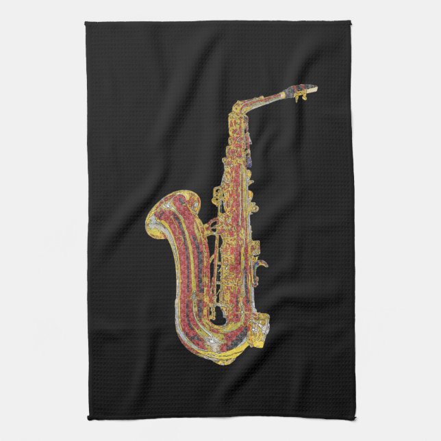 Linge De Cuisine Saxophone (Vertical)