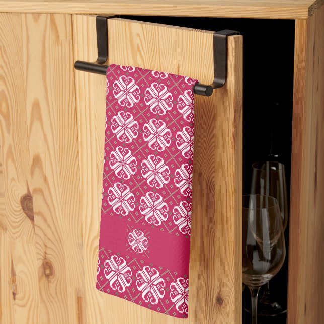 Linge De Cuisine Scandinavie Imprimer vacances Customisées (Pliage en tiers)