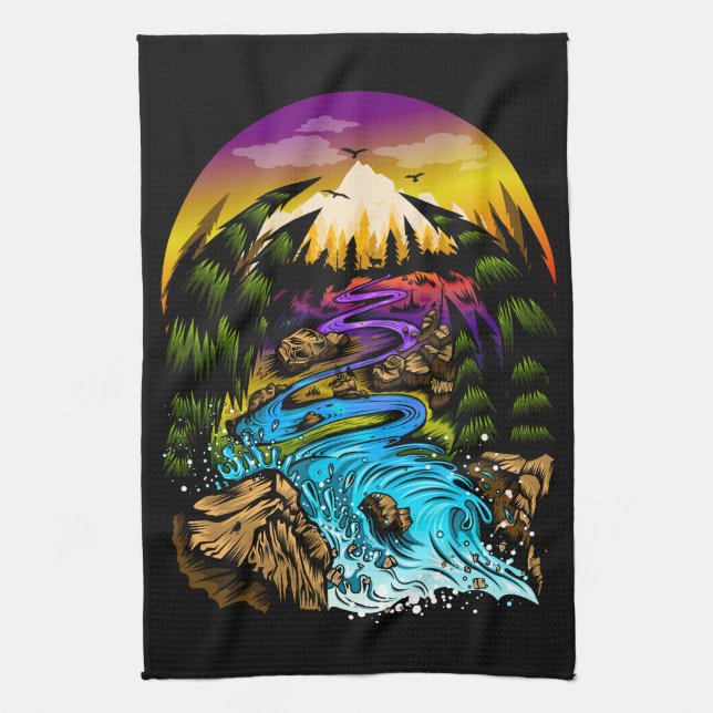 Linge De Cuisine Scène extérieure (Vertical)