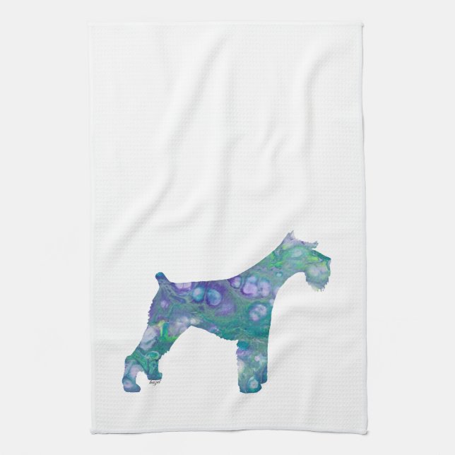 Linge De Cuisine Schnauzer, Cadeaux Schnauzer, Schnauzer (Vertical)