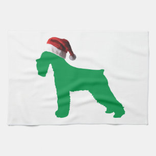 Linge De Cuisine Schnauzer de Noël