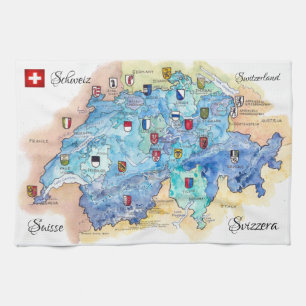 Linge De Cuisine " Schweiz : 2021/heute - 26 Kantone