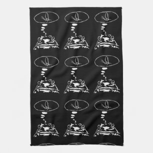Linge De Cuisine Sci-Fi smart animaux "Hungry Frog Dreams"