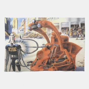 Linge De Cuisine Science-fiction vintage Guerres extraterrestres Vi