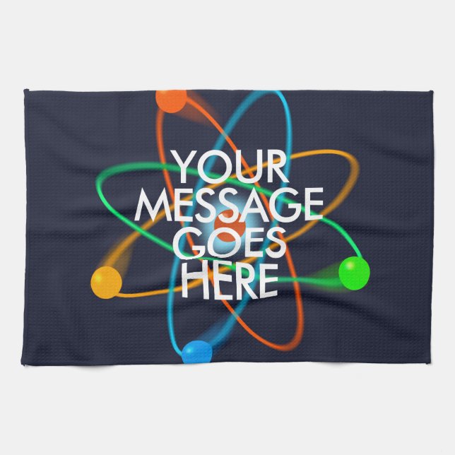Linge De Cuisine Science MESSAGE PERSONNALISÉ (Horizontal)