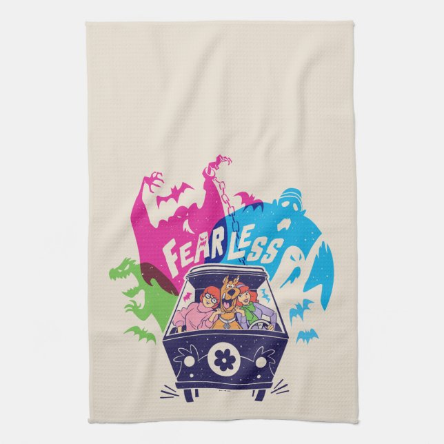 Linge De Cuisine Scooby-Doo | La Machine Mystérieuse Sans Peur (Vertical)