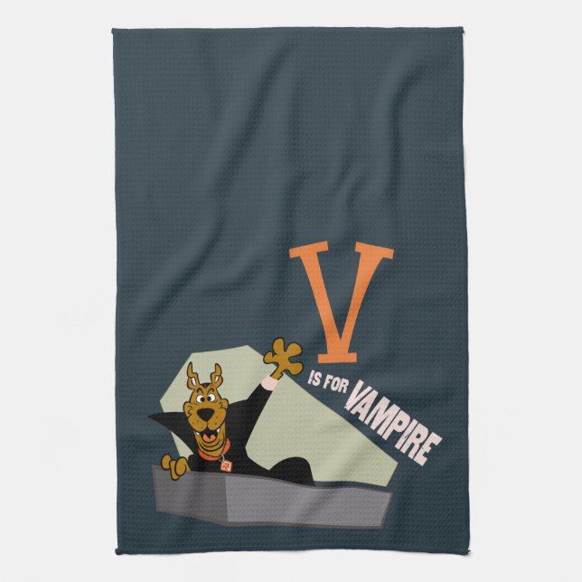 Linge De Cuisine Scooby-Doo | V est pour Vampire (Vertical)