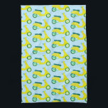 Linge De Cuisine Scooter vintage Vroom Mopoé Motif Chaux Jaunes<br><div class="desc">Décorez votre cuisine avec cette serviette cool. Faites un grand cadeau de ménage,  d'anniversaire ou d'anniversaire! Vous pouvez le customiser et ajouter du texte. Consultez ma boutique pour trouver beaucoup plus de couleurs et de motifs plus des trucs de cuisine assortis!</div>