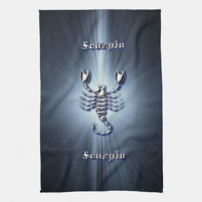 Linge De Cuisine Scorpion de chrome (Vertical)