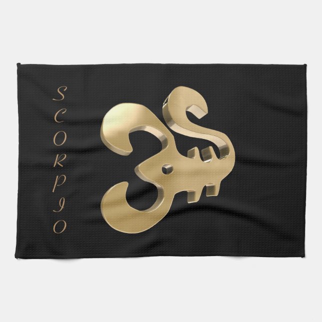 Linge De Cuisine Scorpion, Scorpione (Horizontal)