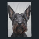 Linge De Cuisine Scottish Terrier<br><div class="desc">Terrier écossais mignon.</div>