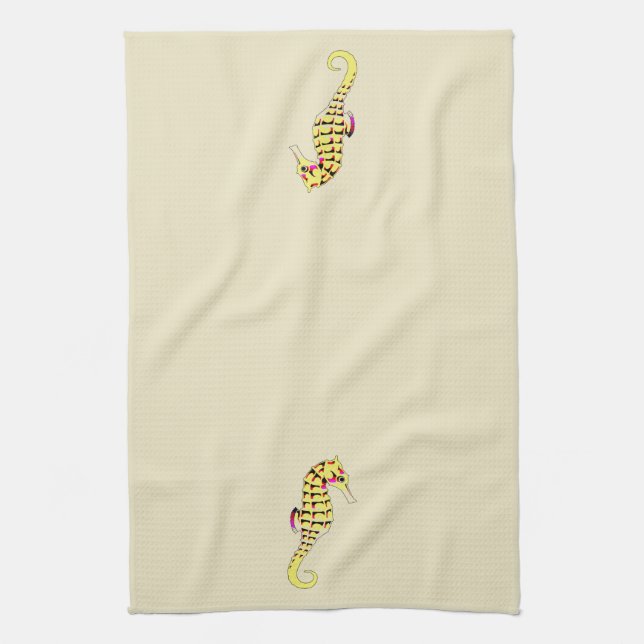 Linge De Cuisine Seahorse (Vertical)