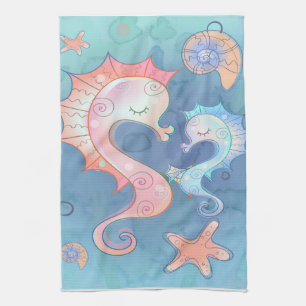 Linge De Cuisine Seahorse Maman Et Bébé Cadeau pour enfants