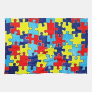 Linge De Cuisine Sensibilisation sur l'autisme-Puzzle par Shirley T