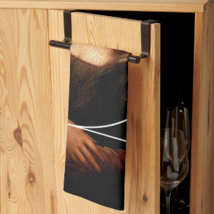 Linge De Cuisine Séquence Leonardo da Vinci Mona Lisa Fibonacci