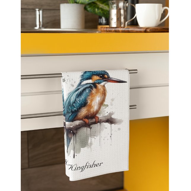 Linge De Cuisine Sérénité du martin-pêcheur (Créateur téléchargé)