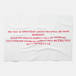 Linge De Cuisine Série de sermons de juin ZTC "The Servant's Towel