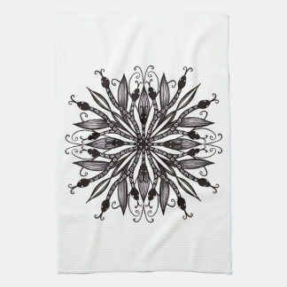 Linge De Cuisine Serpents cool Noir Et Blanc Botanique Gothique