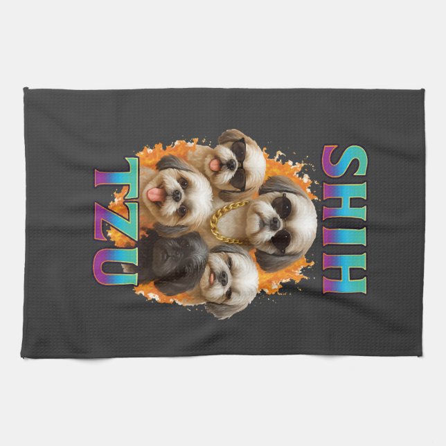 Linge De Cuisine Shih Tzu  (Horizontal)