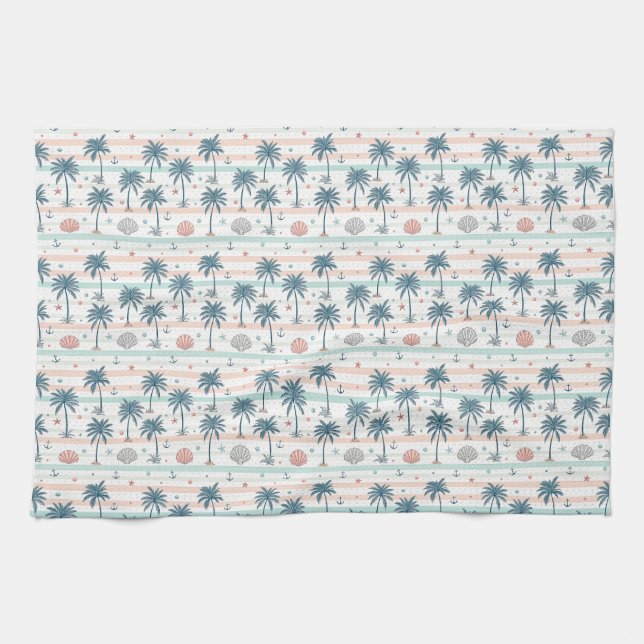 Linge De Cuisine Si l'océan peut se calmer, vous aussi (Horizontal)