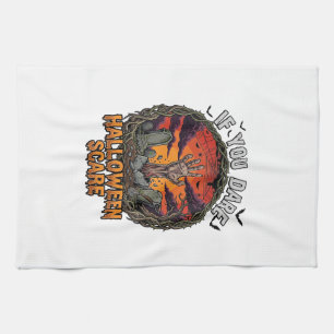 Linge De Cuisine Si Vous Osez Halloween Épouvante Main de Zombie To