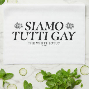 Linge De Cuisine Siamo Tutti Gay - Le Lotus Blanc