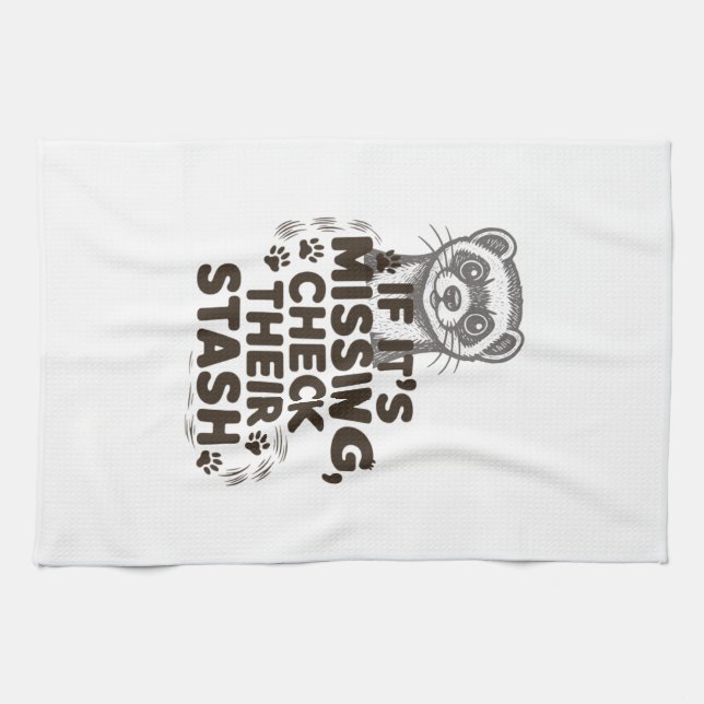 Linge De Cuisine S'il est manquant, vérifiez leur réserve (Horizontal)