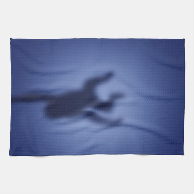 Linge De Cuisine Silhouette singe (Horizontal)